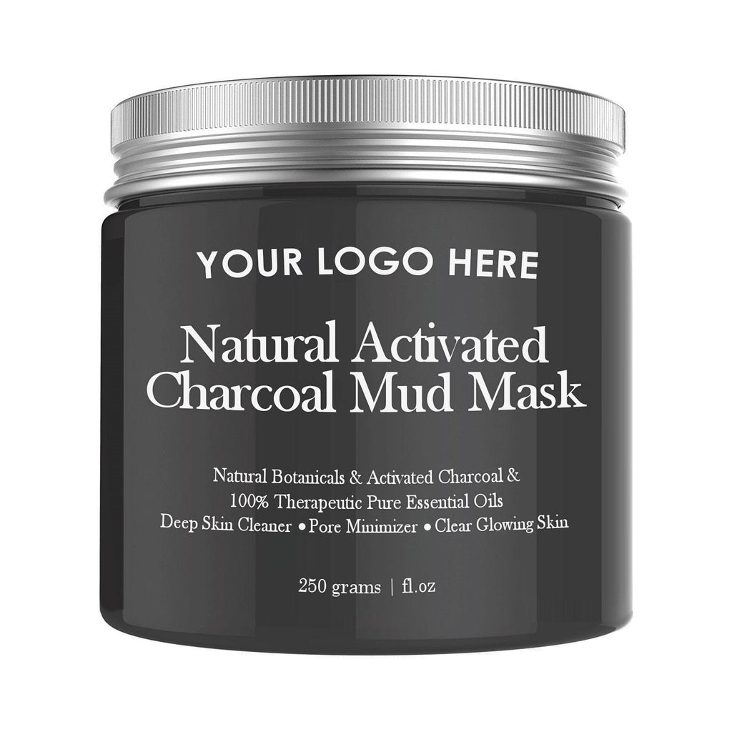Natural Mud Mask With Activated Charcoal - With Tea Tree Oil - Top Amazon Seller