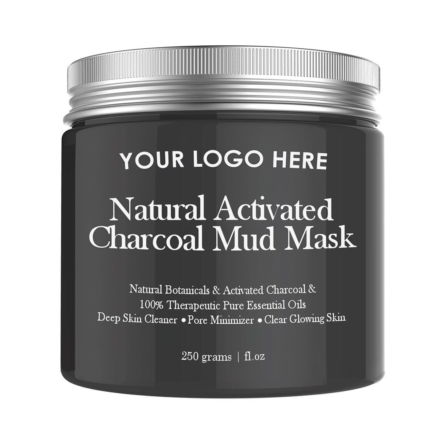 Natural Mud Mask With Activated Charcoal - With Tea Tree Oil - Top Amazon Seller