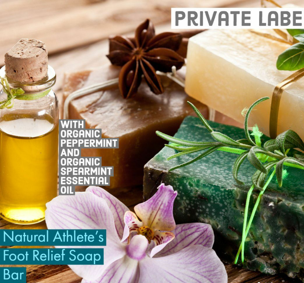Natural Athlete’s Foot Relief Soap Bar