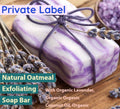 Natural Oatmeal Exfoliating Soap Bar With Organic Shea Butter