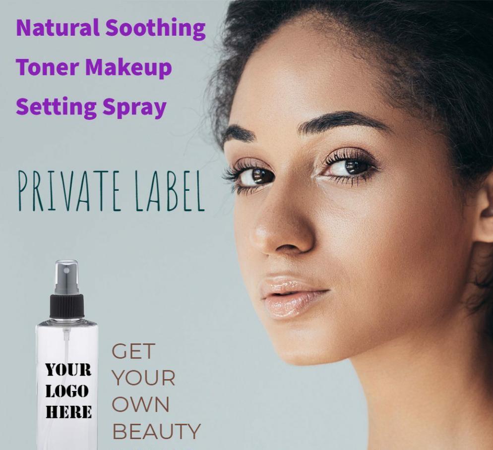 Natural Soothing Toner - Makeup Setting Spray- Makeup Artists Must Have