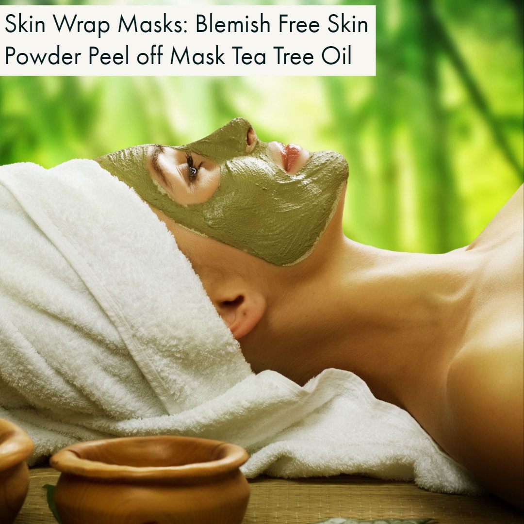 Skin Wrap Masks: Blemish Free Skin Powder Peel off Mask Tea Tree Oil (oily/ blemished/ uneven skin)