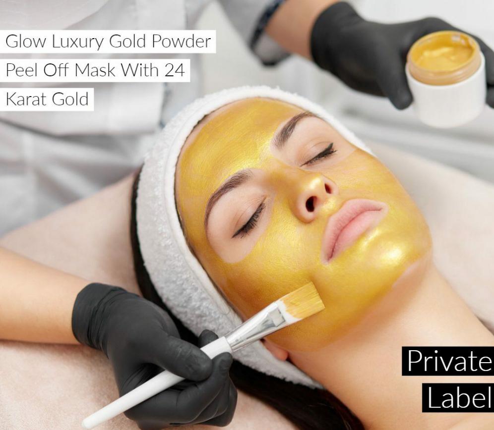 Skin Wrap Masks: Get That Glow Luxury Gold Powder Peel Off Mask With 24 Karat Gold (All skin types)