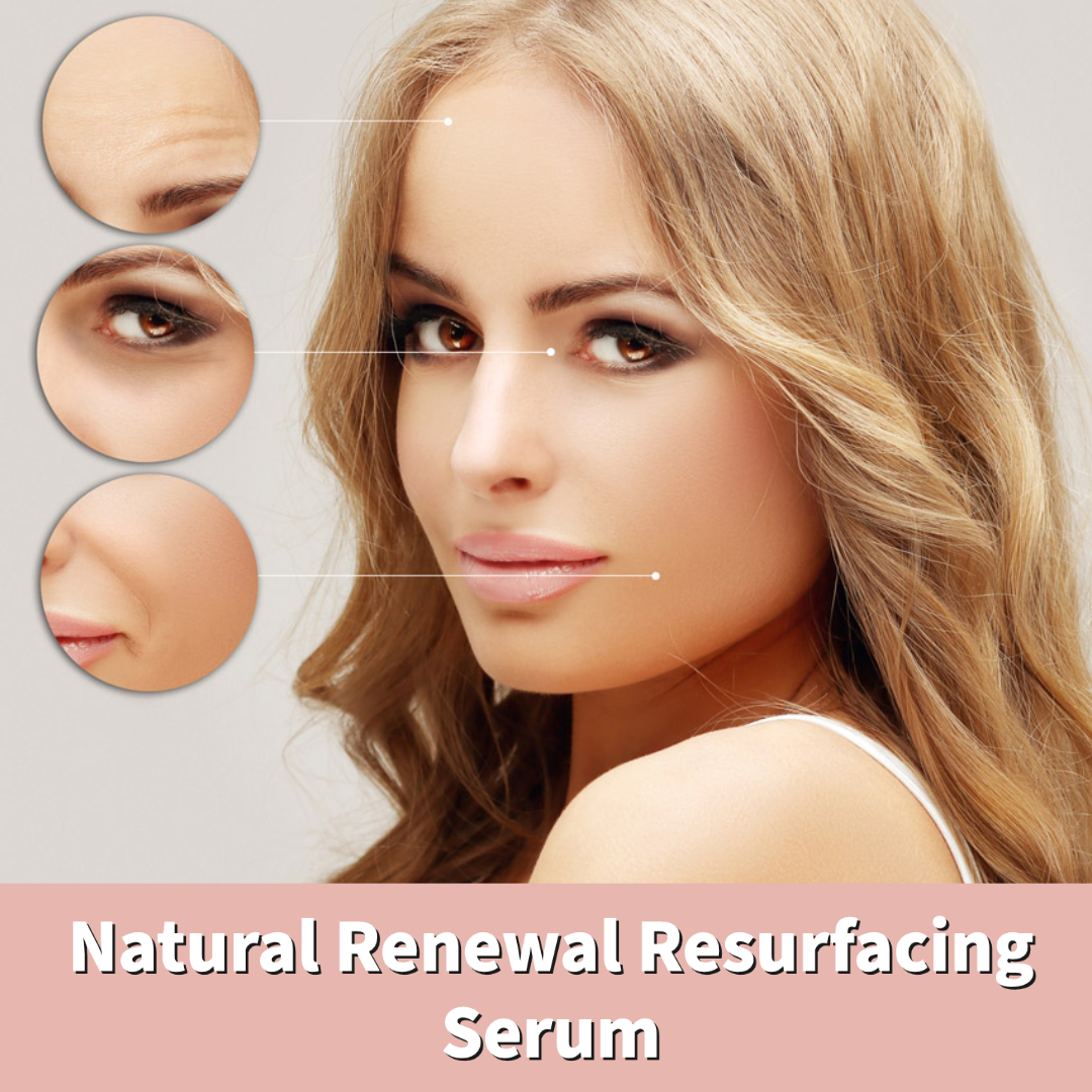 Natural Renewal Resurfacing Serum With Retinol + Glycolic + AHA + Hyaluronic Acid
