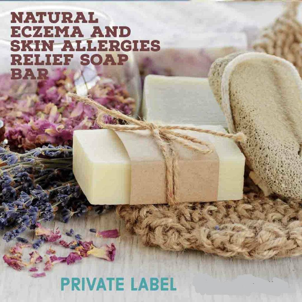 Natural Eczema And Skin Allergies Relief Soap Bar