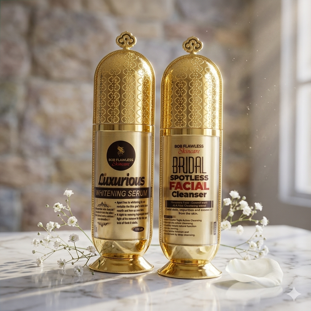 Bridal Spotless Facial Cleanser & Luxurious Whitening Serum